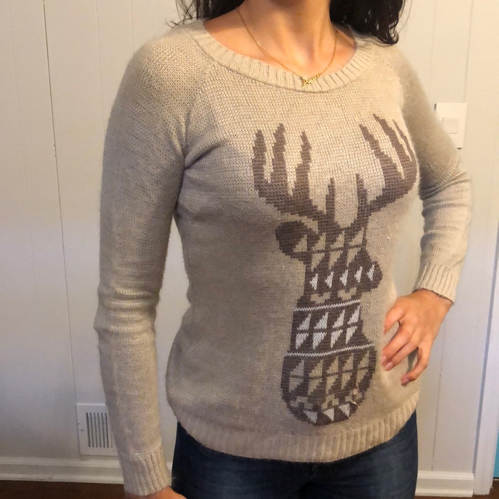 Reindeer sweater size L